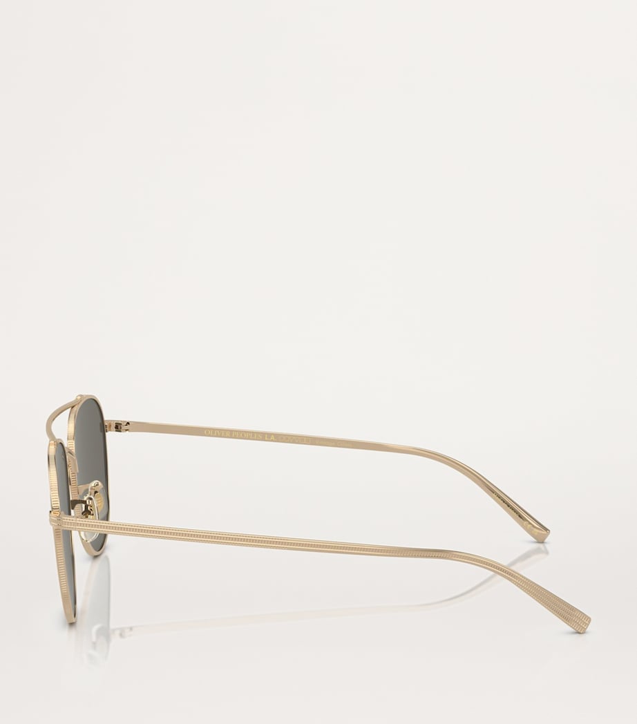 Oliver Peoples Titanium Rivetti sunglasses, imported from the UK