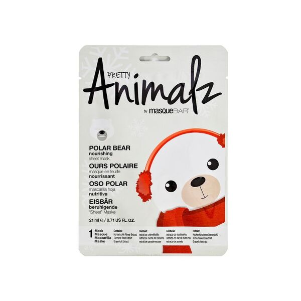 Pretty Animalz Holiday Polar Bear Sheet Mask, UK version