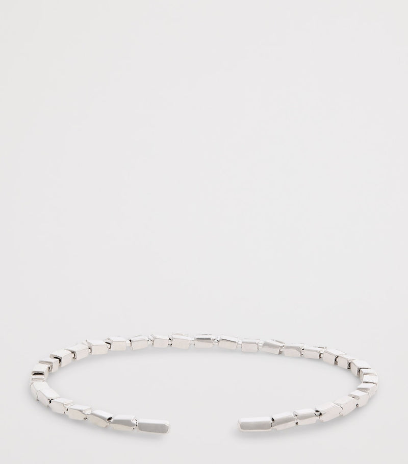 Suzanne Kalan white gold diamond thin bold bangle - British product