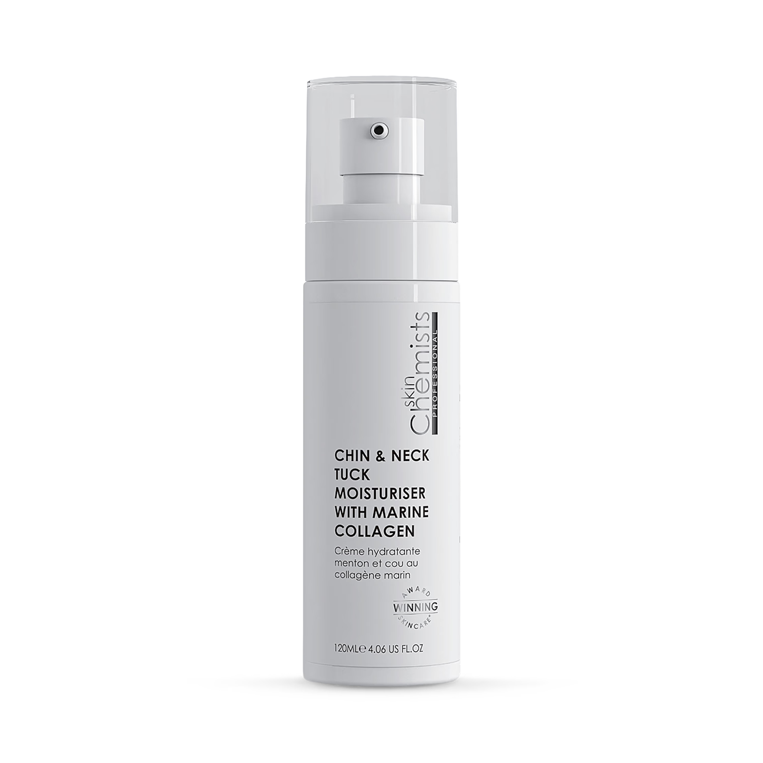 skinChemists Chin & Neck Tuck Moisturiser with Marine Collagen 120ml - British product