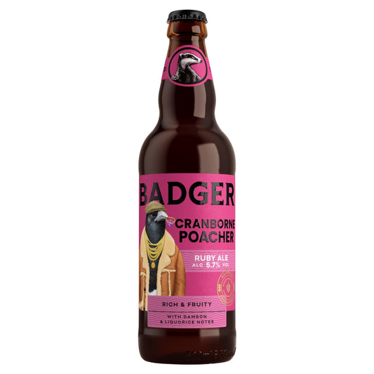 Badger The Cranborne Poacher Ale 500ml, 5.7%