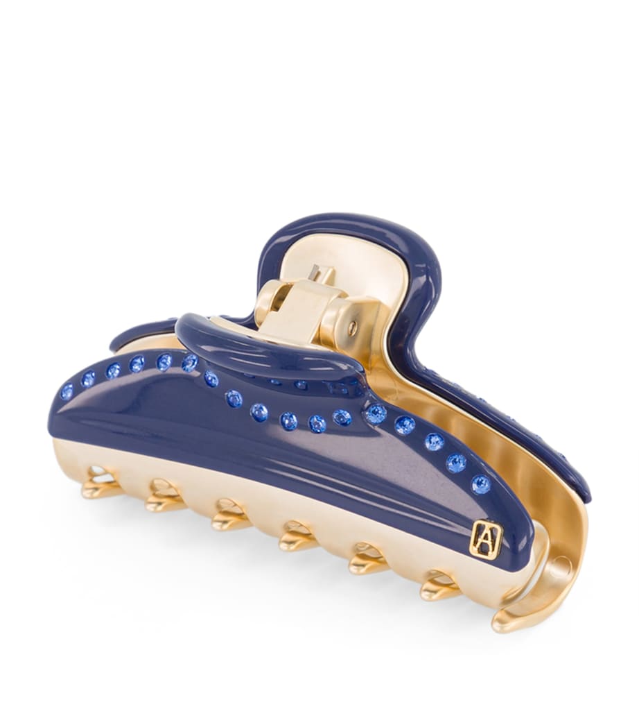 Alexandre de Paris gold-plated claw hair clip 7.5cm (British brand)