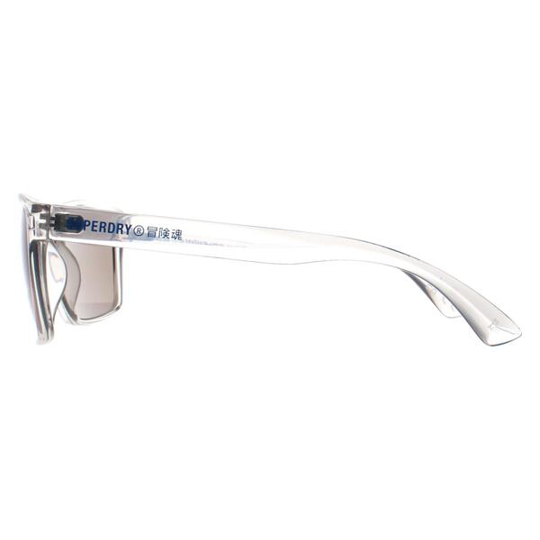 Superdry Kobe clear mirrored sunglasses for men (British brand)