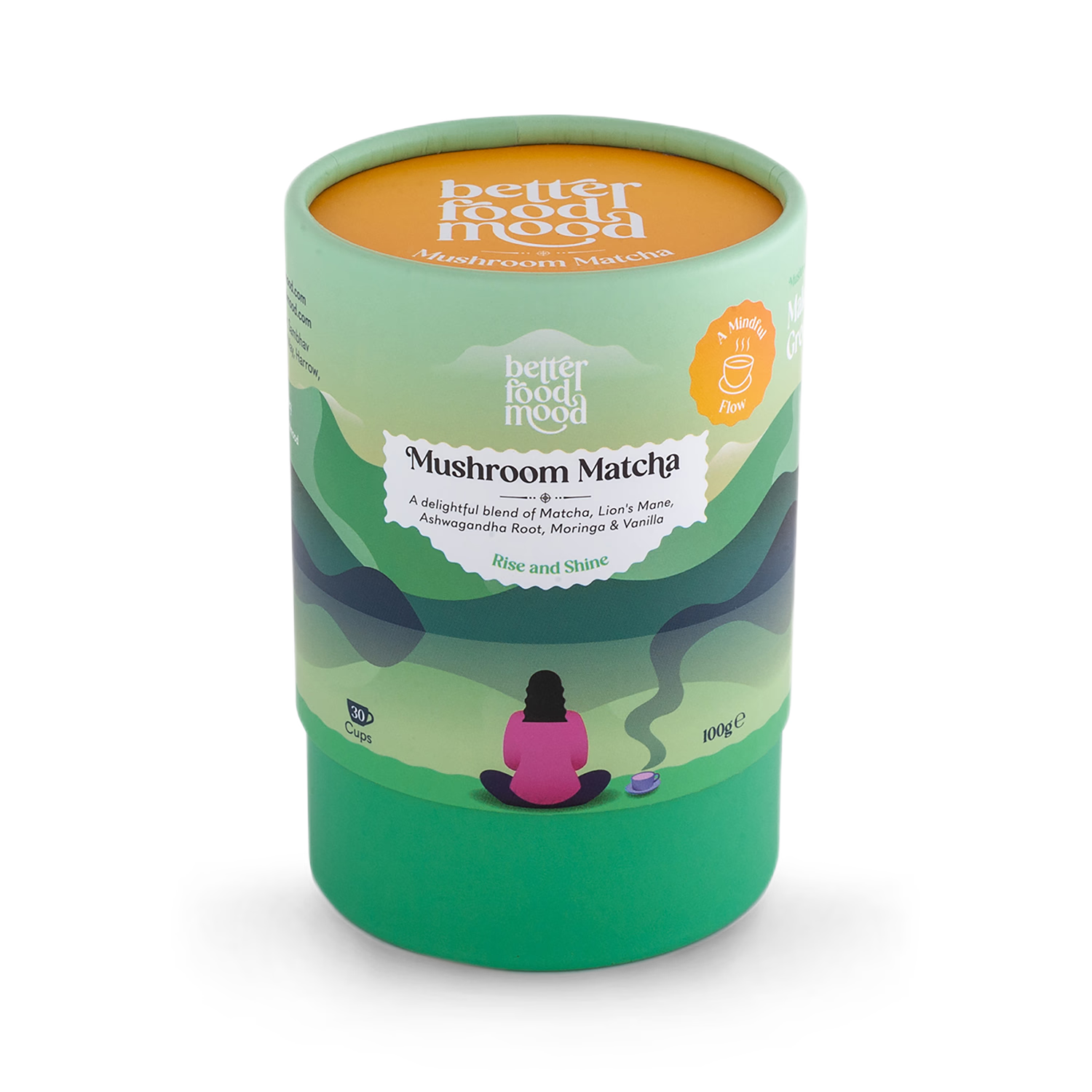 Mushroom Matcha Latte Powder Blend 100g - UK version