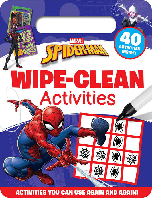 Marvel Spiderman Wipe Clean Colouring Book GOODS ASDA   