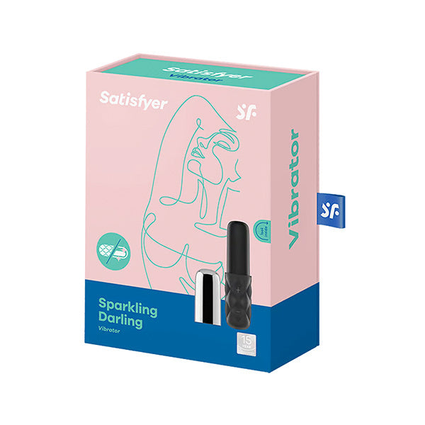 Satisfyer Mini Sparkling Darling vibrator chrome (British brand)