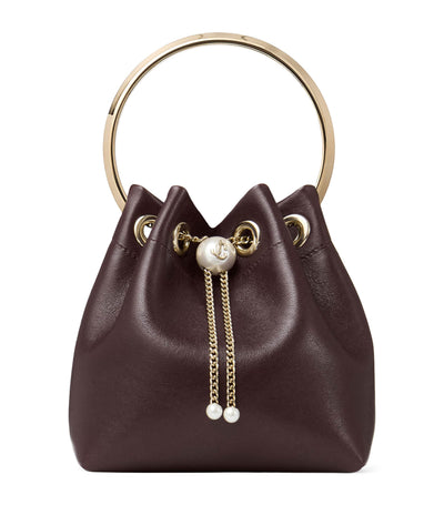 Harrods Jimmy Choo Leather Bon Bon Top-Handle Bag- Buy online at McGrocer