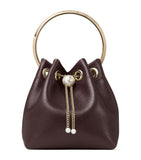 Jimmy Choo leather Bon Bon top-handle bag, imported from the UK