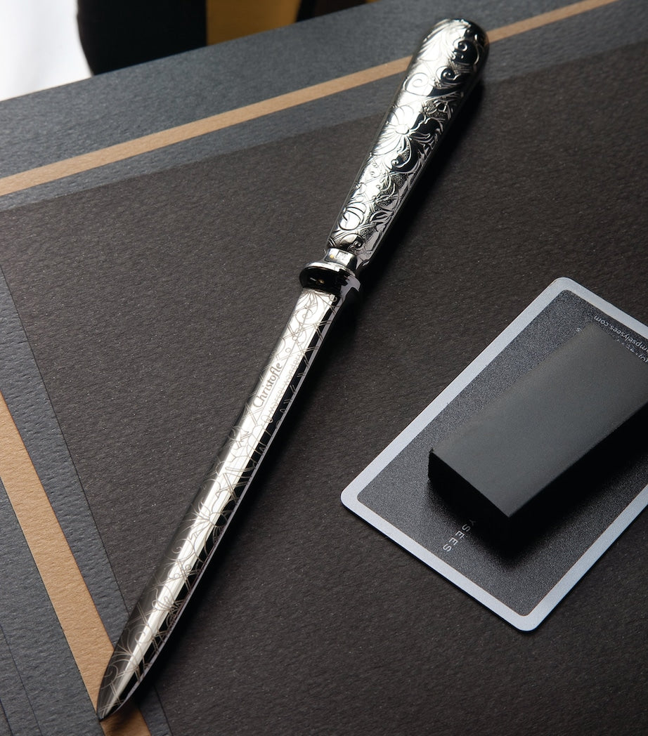 Christofle Jardin d'Eden letter opener - British product