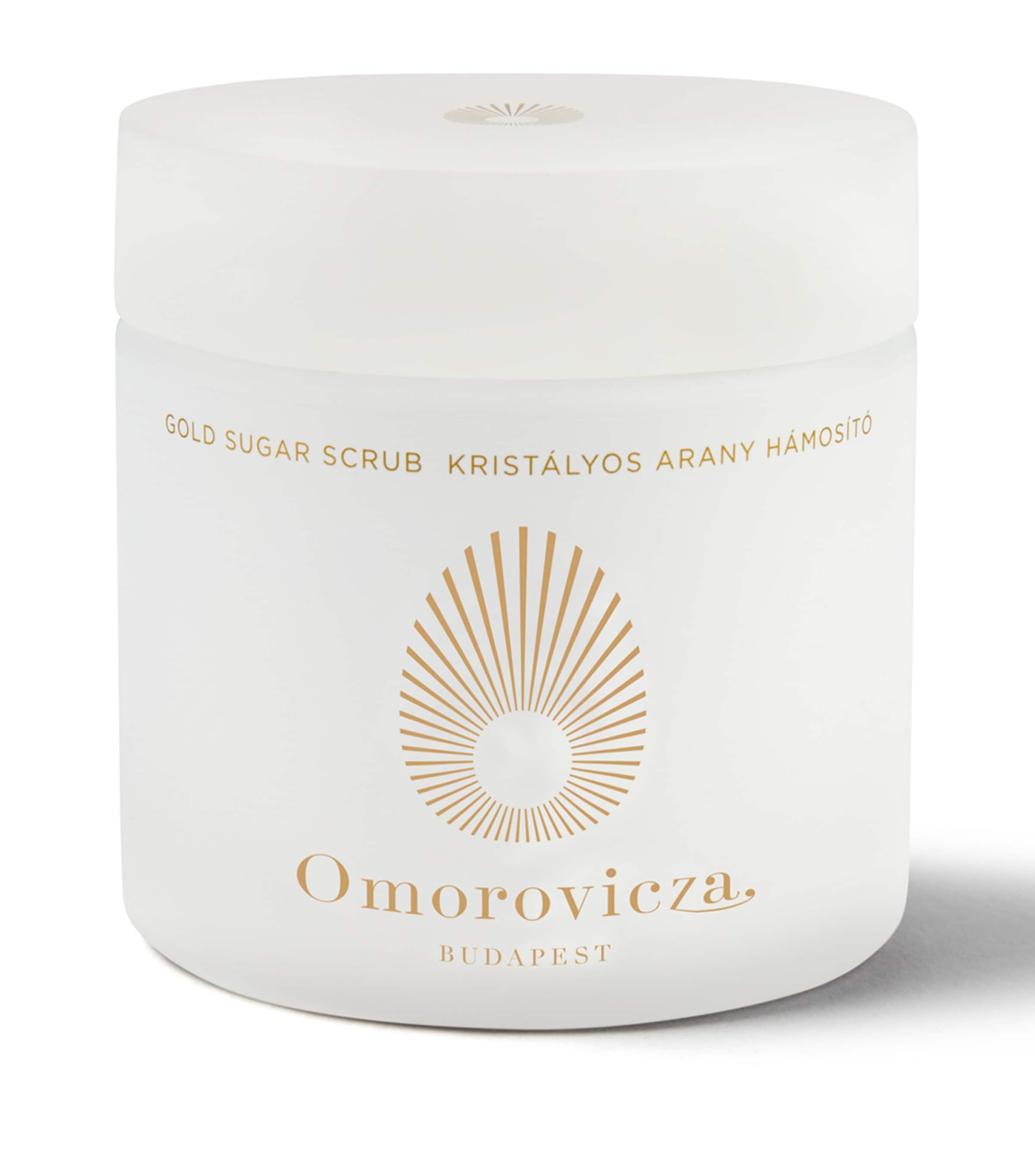 Omorovicza Gold Sugar Body Scrub, imported from the UK
