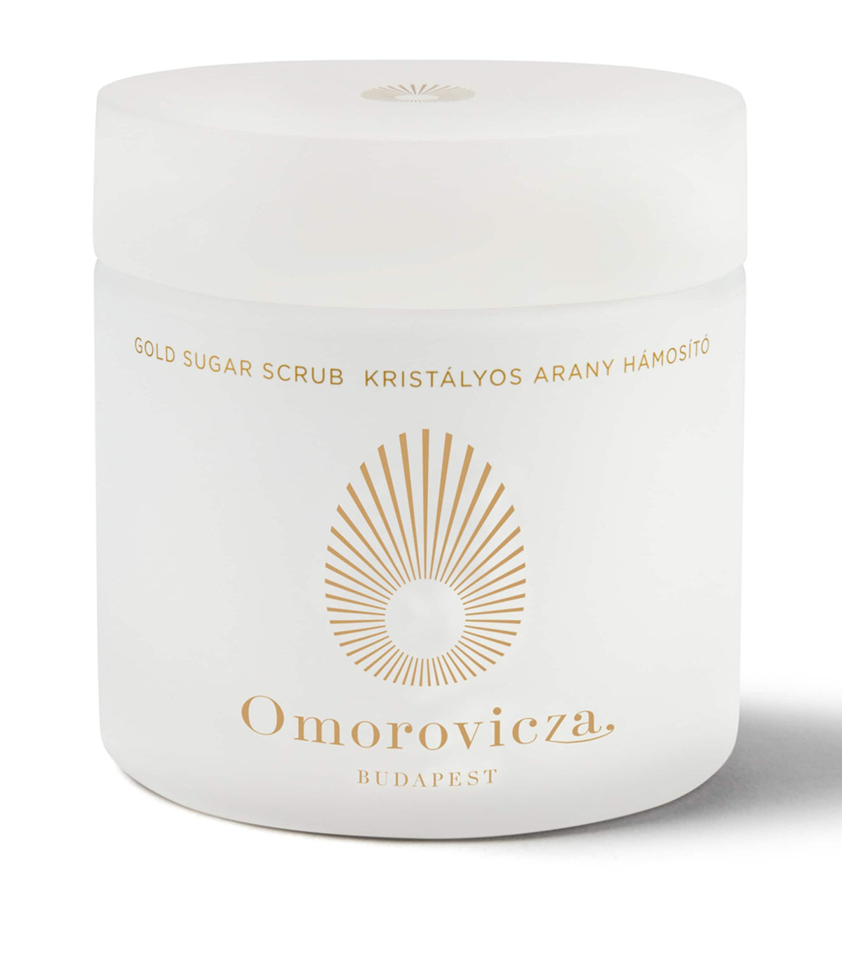 Omorovicza Gold Sugar Body Scrub, imported from the UK