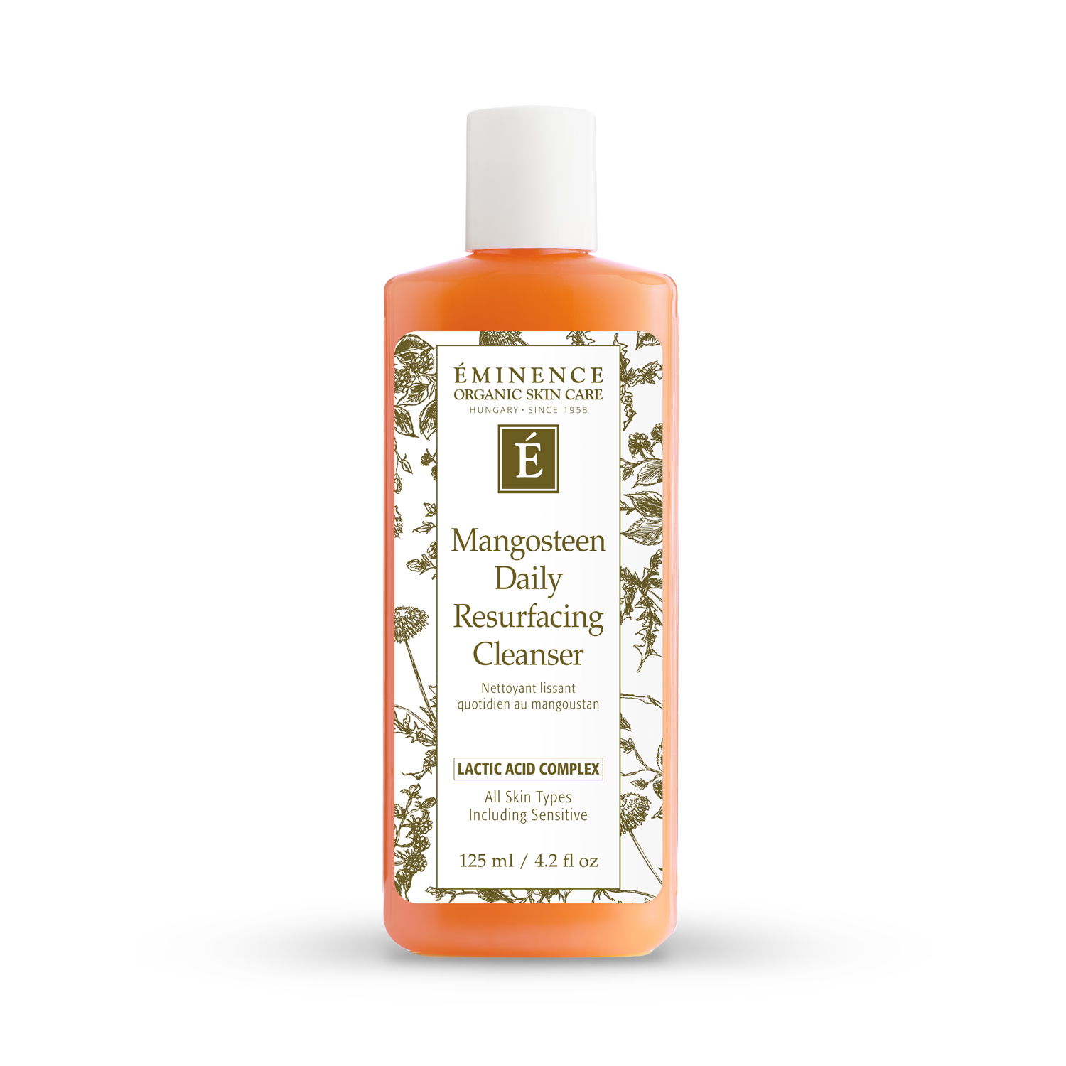 Eminence Organic Mangosteen Resurfacing Cleanser 125ml, imported from the UK