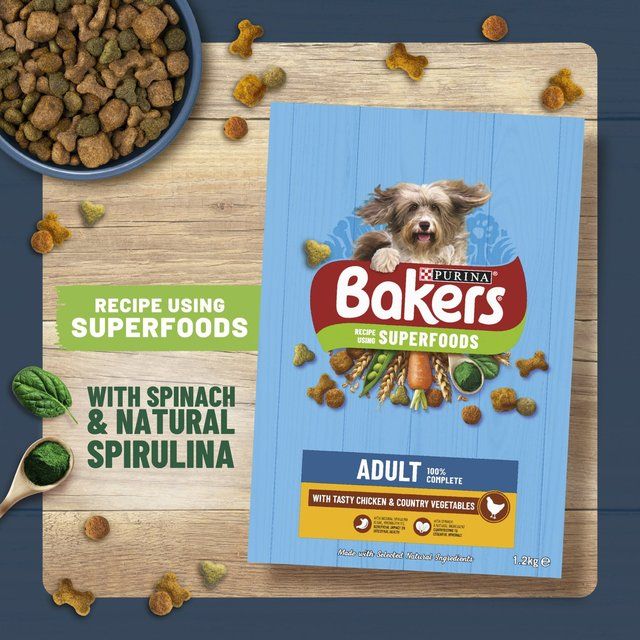 Bakers Beef with Vegetables Dry Dog Food   3kg