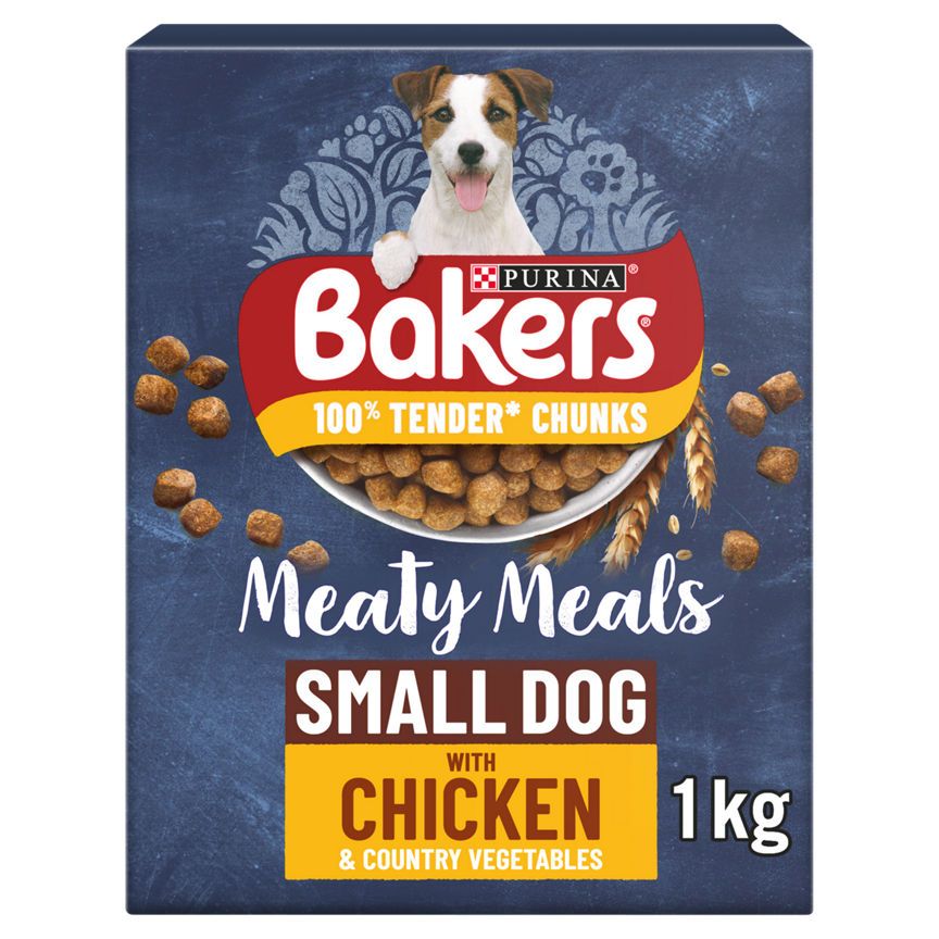 Bakers Meaty Meals Small Dog Chicken Dry Dog Food