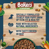 Bakers Puppy Chicken with Vegetables Dry Dog Food    2.85kg