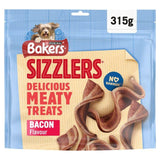 Bakers Sizzlers Bacon and Cheese Dog Treats   315g