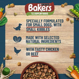 Bakers Small Dog Chicken Dry Dog Food   2.85kg