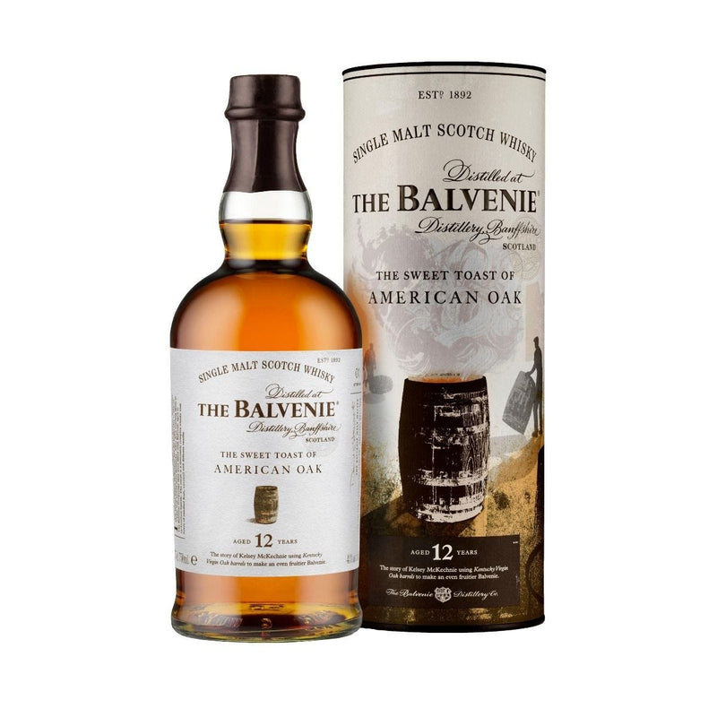 Balvenie 12yo American Oak single malt Scotch whisky 70cl, UK version