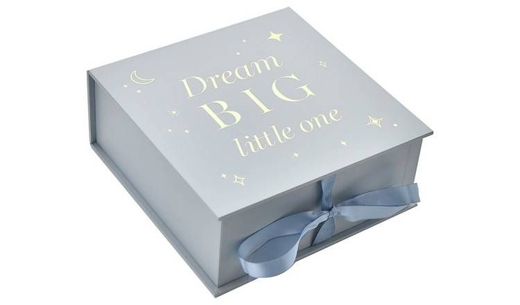 Bambino Dream Big Keepsake Box - Blue