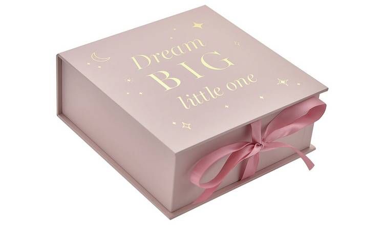 Bambino Dream Big Keepsake Box - Pink