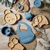 Bambino Silicone Sippy Cup Blue/Grey - McGrocer