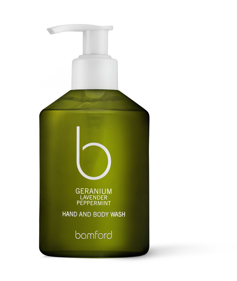 Bamford geranium hand and body wash 250ml - British product