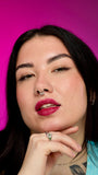 Lush Banger Lipstick in berry shade with dewy finish, (British brand)