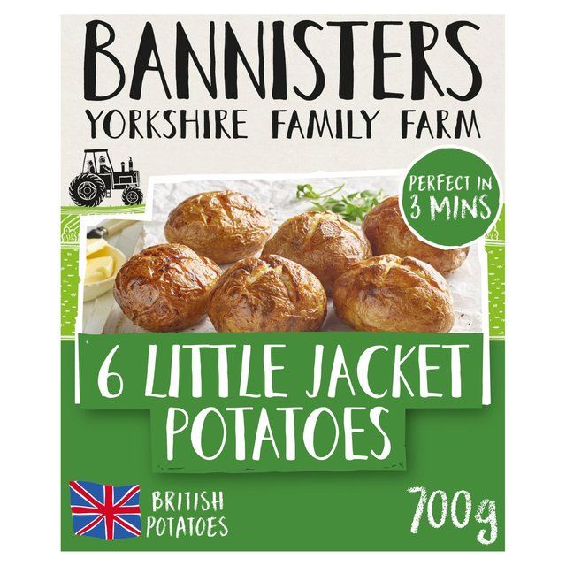 Bannisters Farm 6 Little Jacket Potatoes   700g