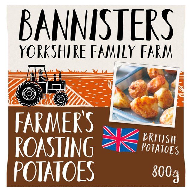 Bannisters Farm Skin On Roasting Potatoes   800g