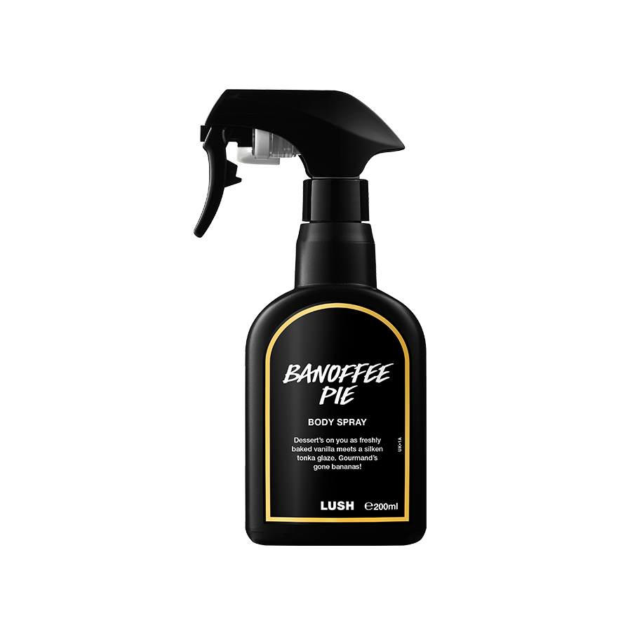Lush Banoffee Pie body spray fragrance (British brand)