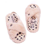 Barbie Girls Faux Fur Slip-on Slippers (10)