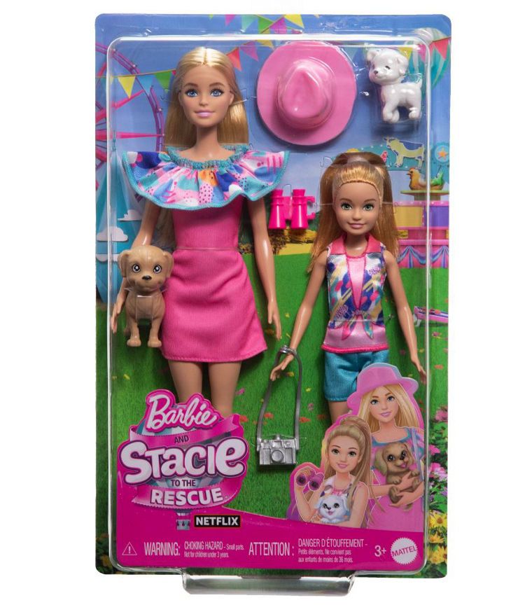 Barbie & Stacie Dolls  (Styles May Vary)