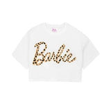 Barbie Womens Animal Print Pyjama Set (L)