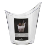 BarCraft Clear Acrylic Double Sided Drinks Pail / Cooler