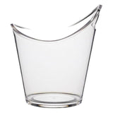 BarCraft Clear Acrylic Double Sided Drinks Pail / Cooler