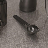 Barista & Co The Scoop Stainless Steel Coffee Measuring Spoon, Black