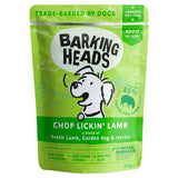 Barking Heads Chop Lickin' Lamb Wet Dog Food Pouch   300g