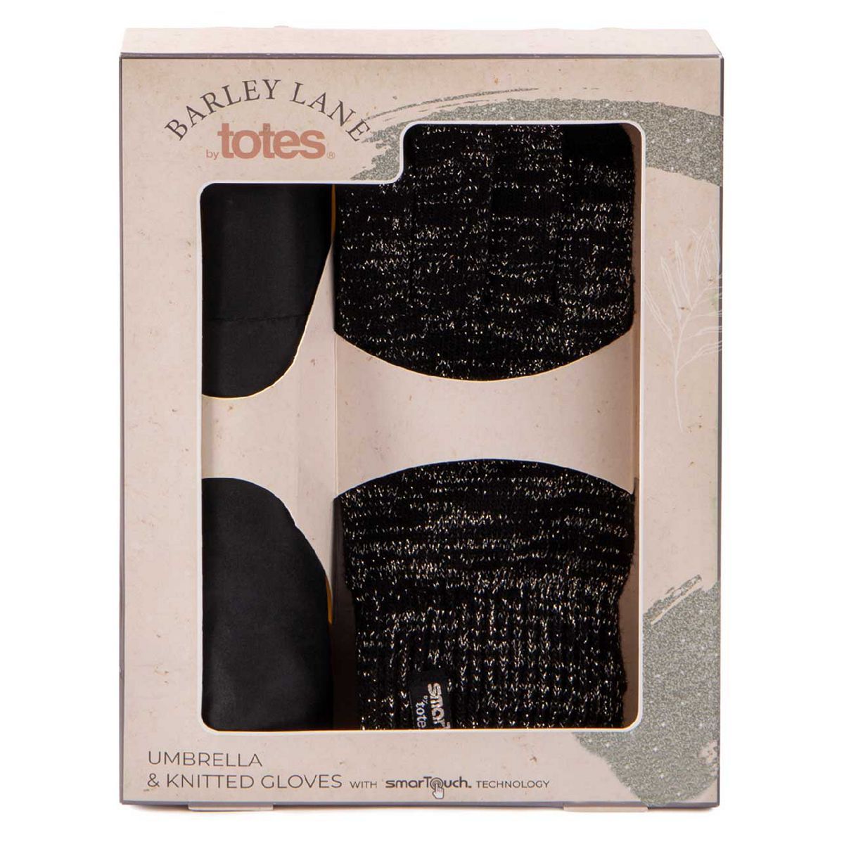 Barley Lane by Totes Glove and Umbrella Set - McGrocer