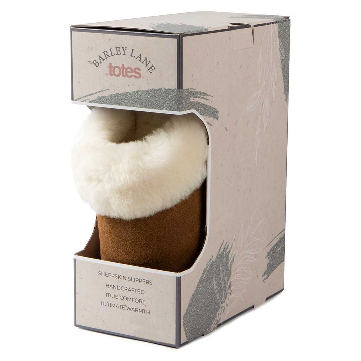 Barley Lane by Totes Sheepskin Slippers (Size 3-5) - McGrocer