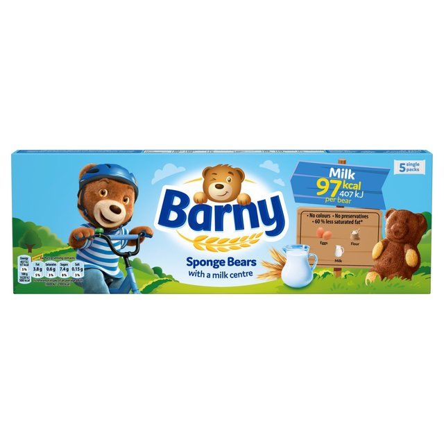 Barny Milk Sponge Bear 5 Pack Multipack