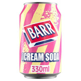 Barr American Cream Soda   24 x 330ml