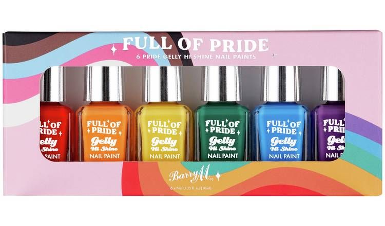 Barry M Cosmetics Pride Nail Paints Gift Set - Pack of 6