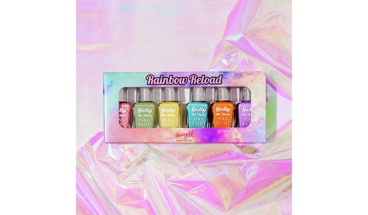 Barry M Cosmetics Rainbow Reload Nail Paint Set x 6