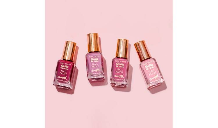 Barry M Cosmetics Rose Nail Paints Gift Set X 4