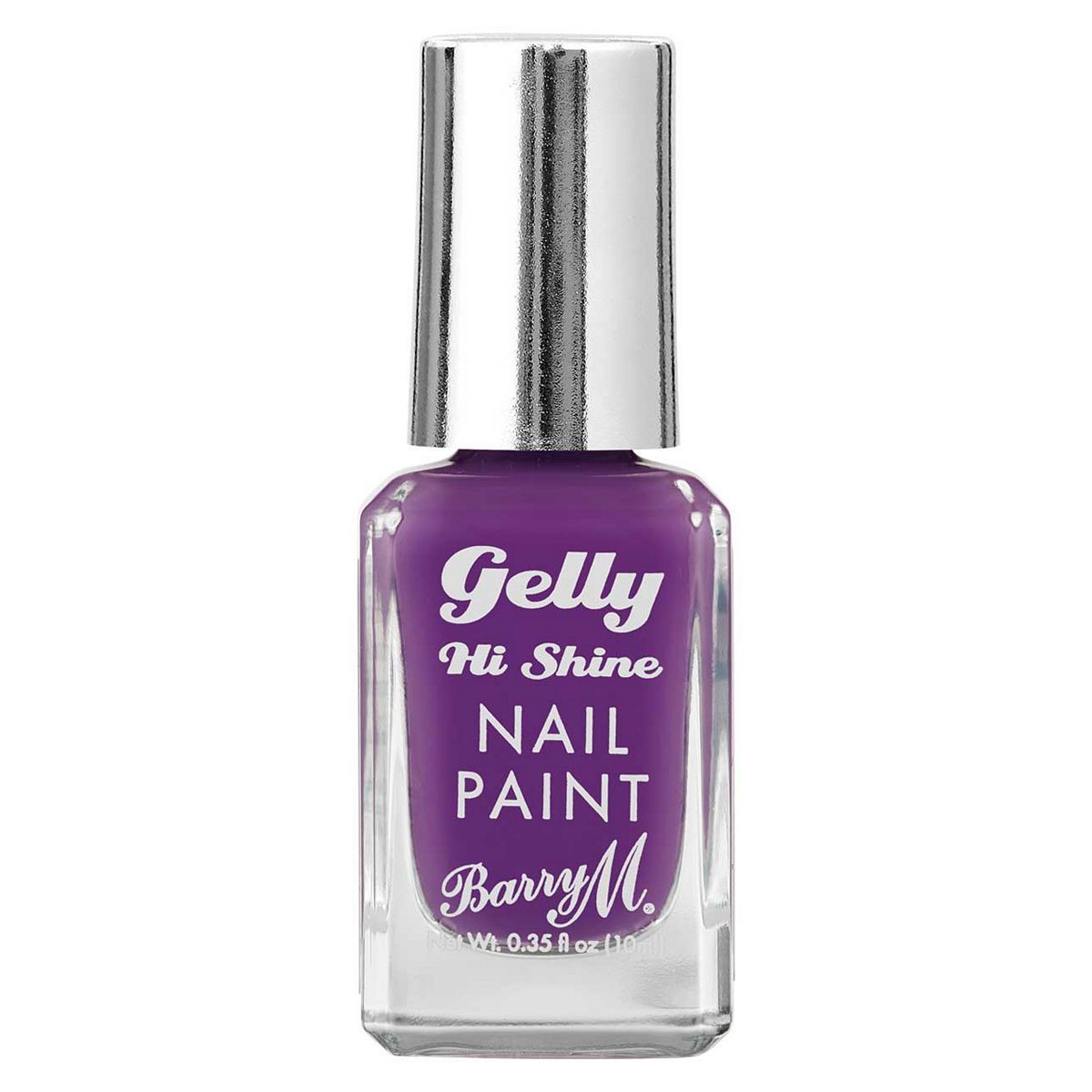 Barry M gelly hi shine nail paint parma violet 10ml - McGrocer