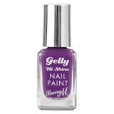 Barry M gelly hi shine nail paint parma violet 10ml - McGrocer