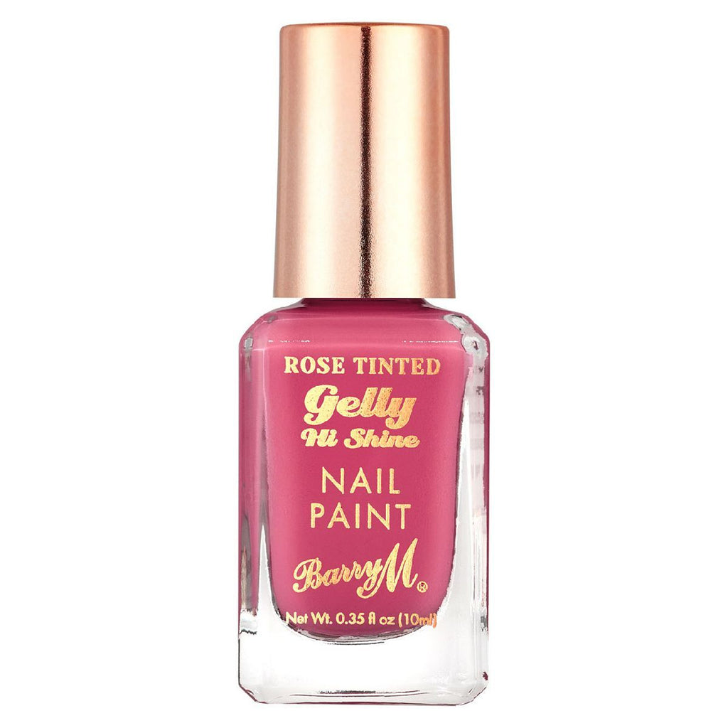 Barry M Rose Tinted Gelly Nail Paints Crushed - 10ml