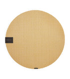 Basketweave Gilded Round Placemat (38cm)