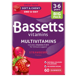 Bassetts Vitamins Multivitamins Strawberry Flavour 3-6 Years One A Day 60 Soft & Chewies