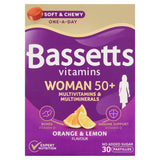 Bassetts Vitamins Woman 50+ Multivitamins & Multiminerals Orange & Lemon Flavour 30 Pastilles